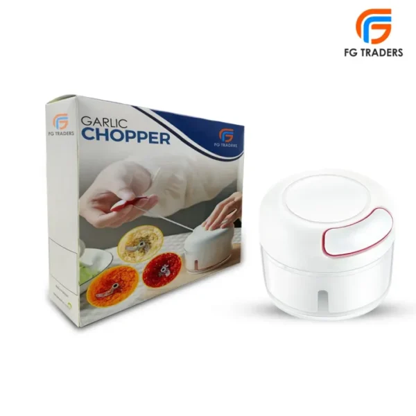 5-Blade Manual Food Chopper | Hand-Pulled Speedy Chopper for Effortless Vegetable & Meat Cutting | Multi-Purpose Manual Chopper Machine for Onions, Garlic, Fruits, and More - Image 5