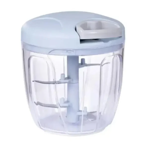 5-Blade Manual Food Chopper | Hand-Pulled Speedy Chopper for Effortless Vegetable & Meat Cutting | Multi-Purpose Manual Chopper Machine for Onions, Garlic, Fruits, and More